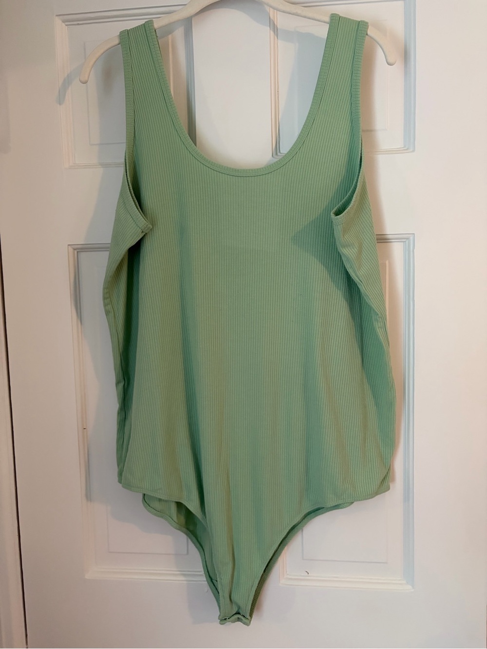 torrid Ribbed Scoop Bodysuit in Mint